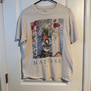 Abercrombie & Fitch Matisse Graphic Cream Boyfriend Tee